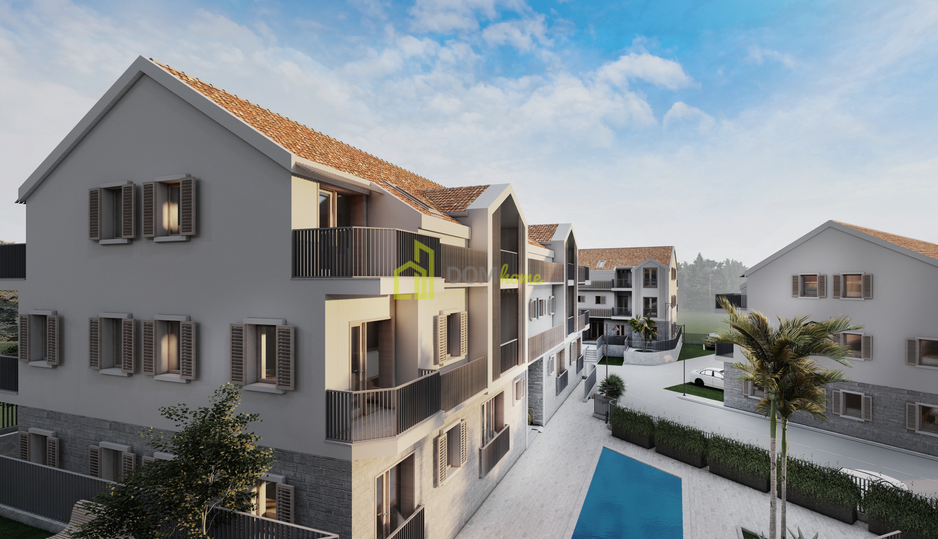 One bedroom apartments, Risan